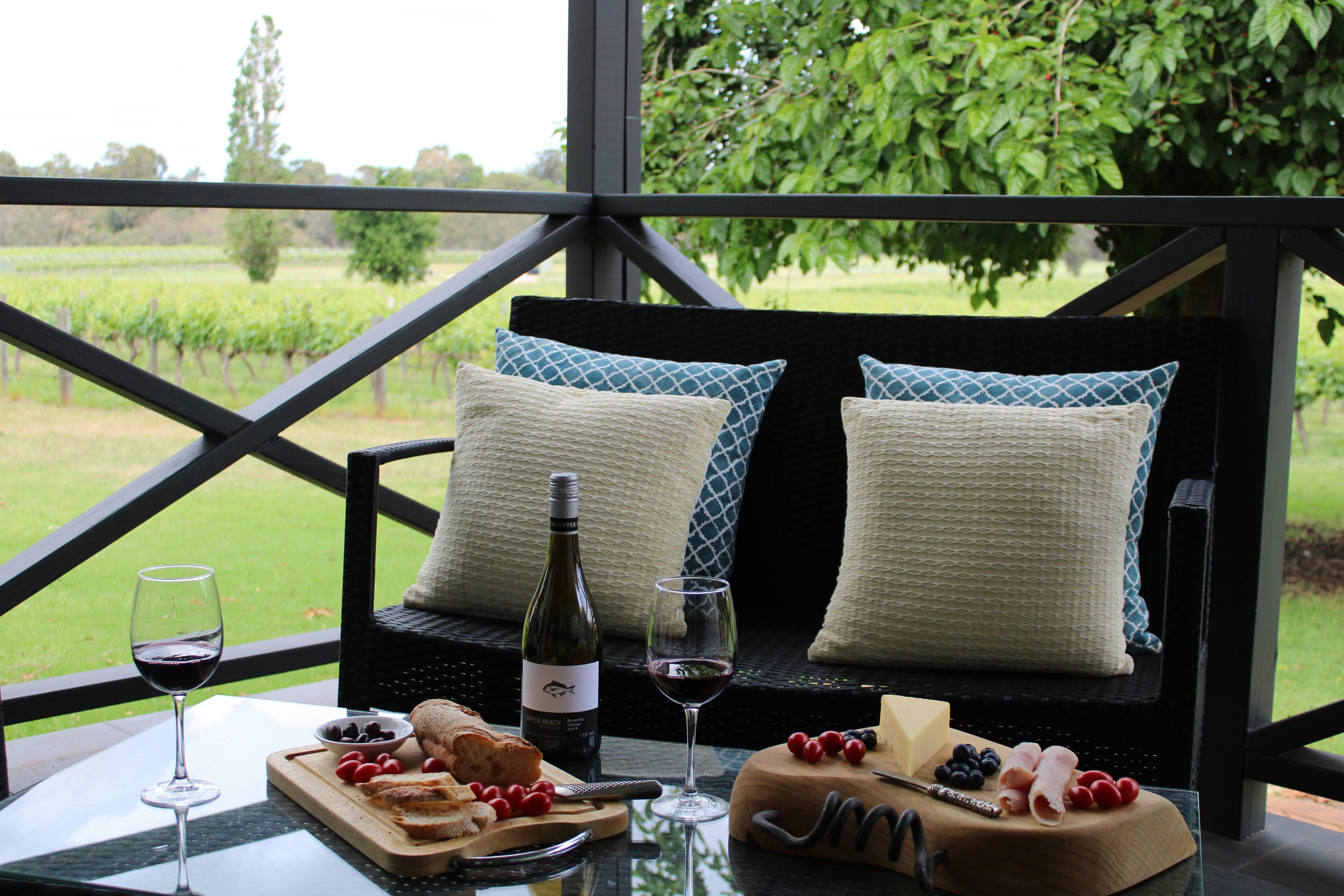 Upper Reach Winery Vineyard Spa Cottage