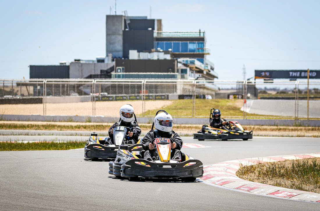 Go-Karting at The Bend Motorsport Park, Tailem Bend