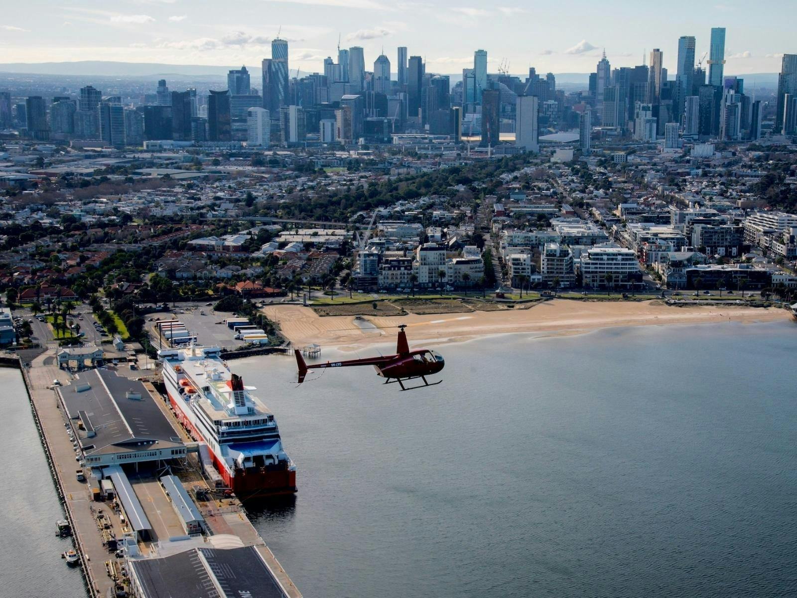 Helicopter Ride By Rotor One over Melbourne City