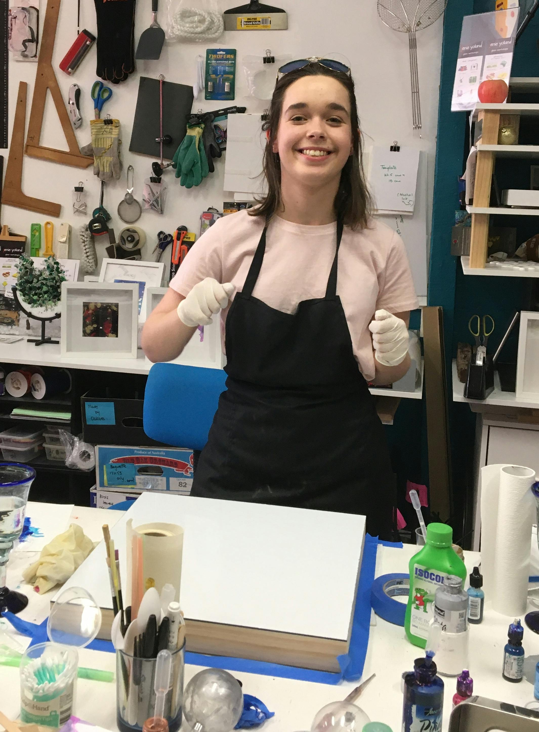 Alcohol Ink Class for Beginners