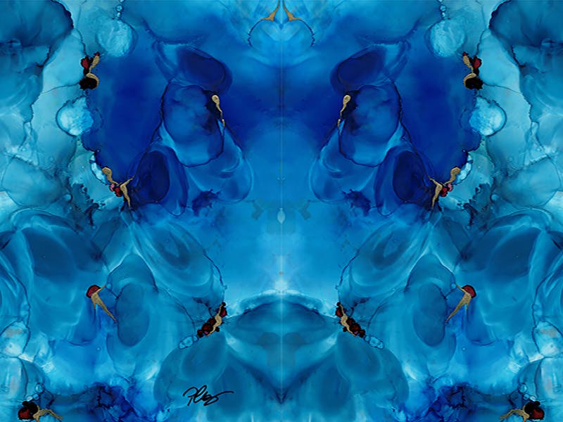Image for Alcohol Ink Workshop with Bubbles and Bites