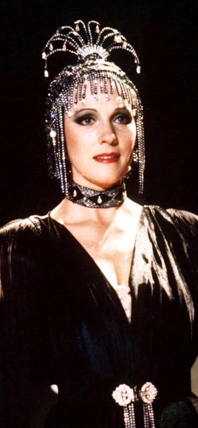 Woman dressed with headdress and costume
