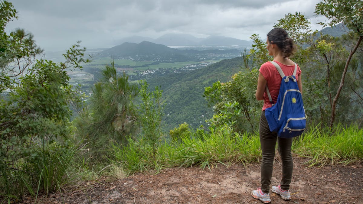 View over Cairns from Glacier Rock, Barron Gorge National Park.