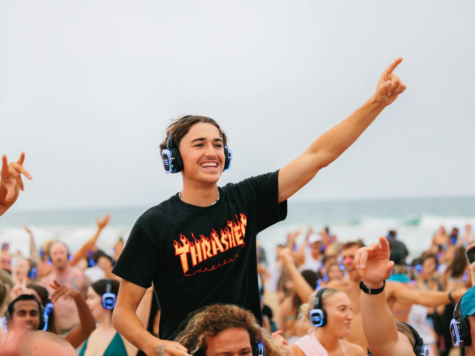 A sunrise silent disco. Dawnbreak