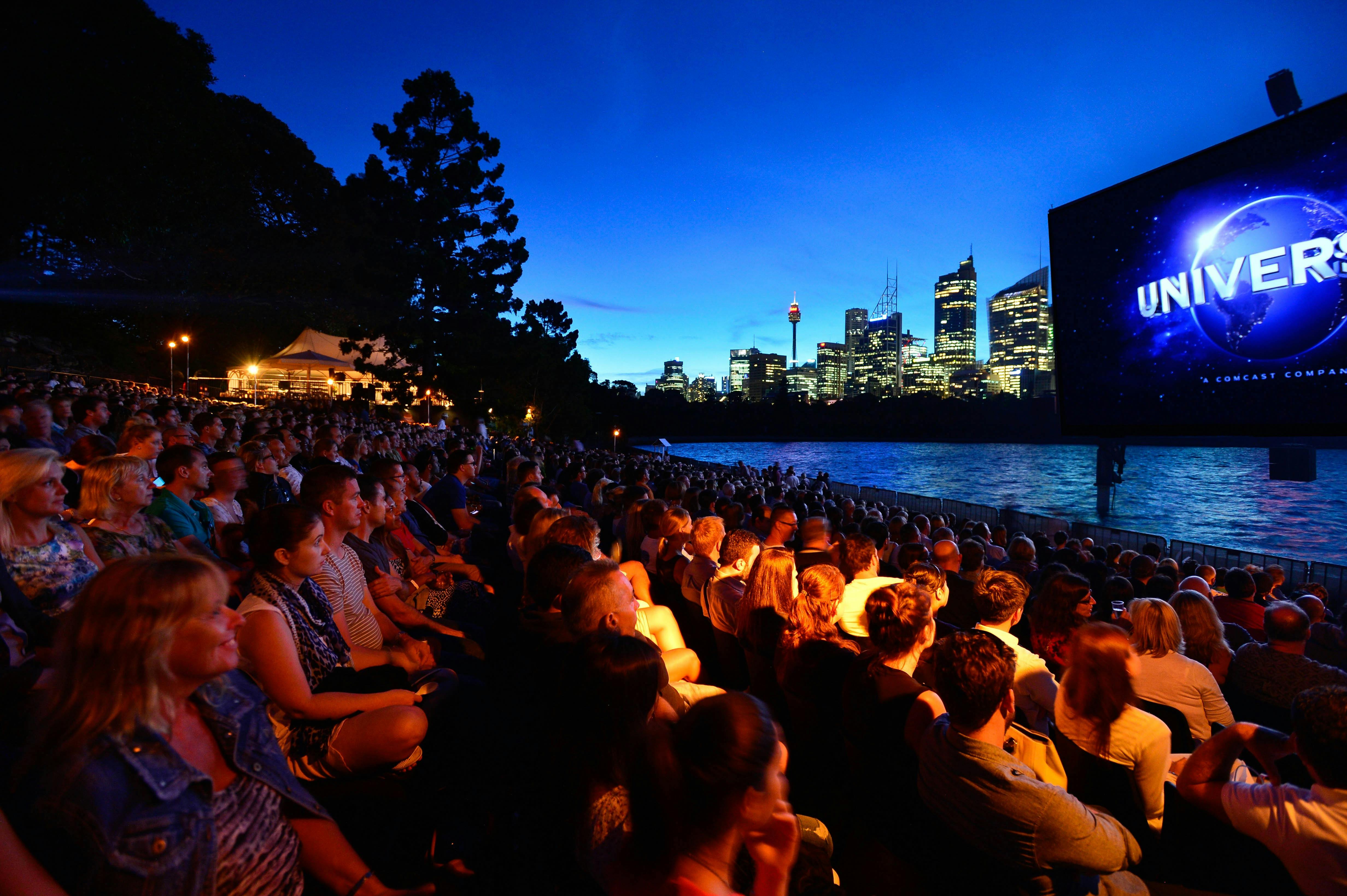 Audience watching the screen
