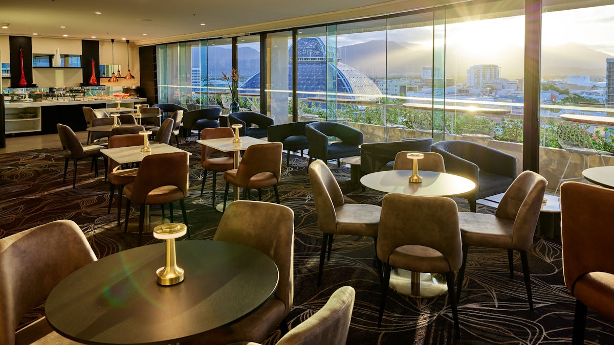 Golden Hour at the Executive Lounge Golden Hour at the Executive Lounge
