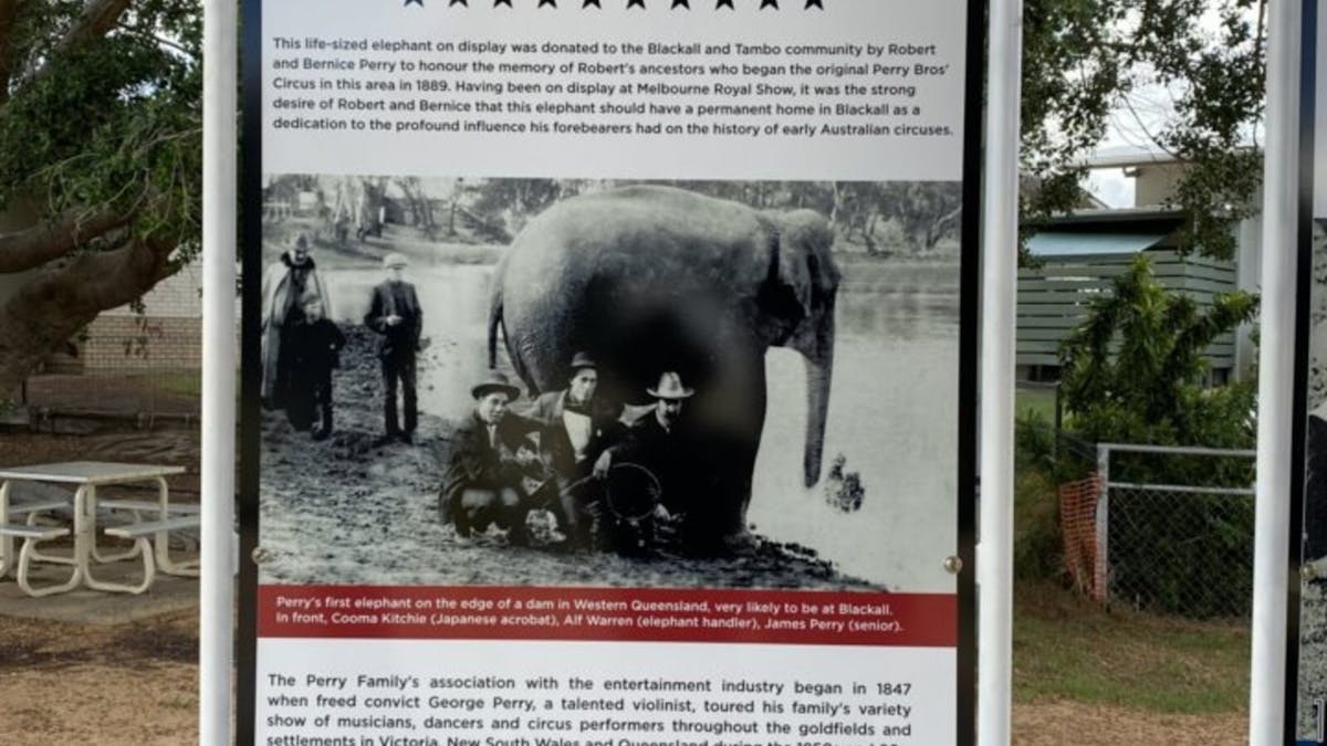 Circus on the Barcoo - Display Board