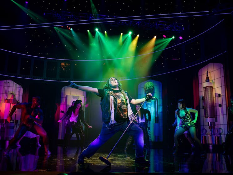 Ellis Dolan in the 50th Anniversary Production of The Rocky Horror Show