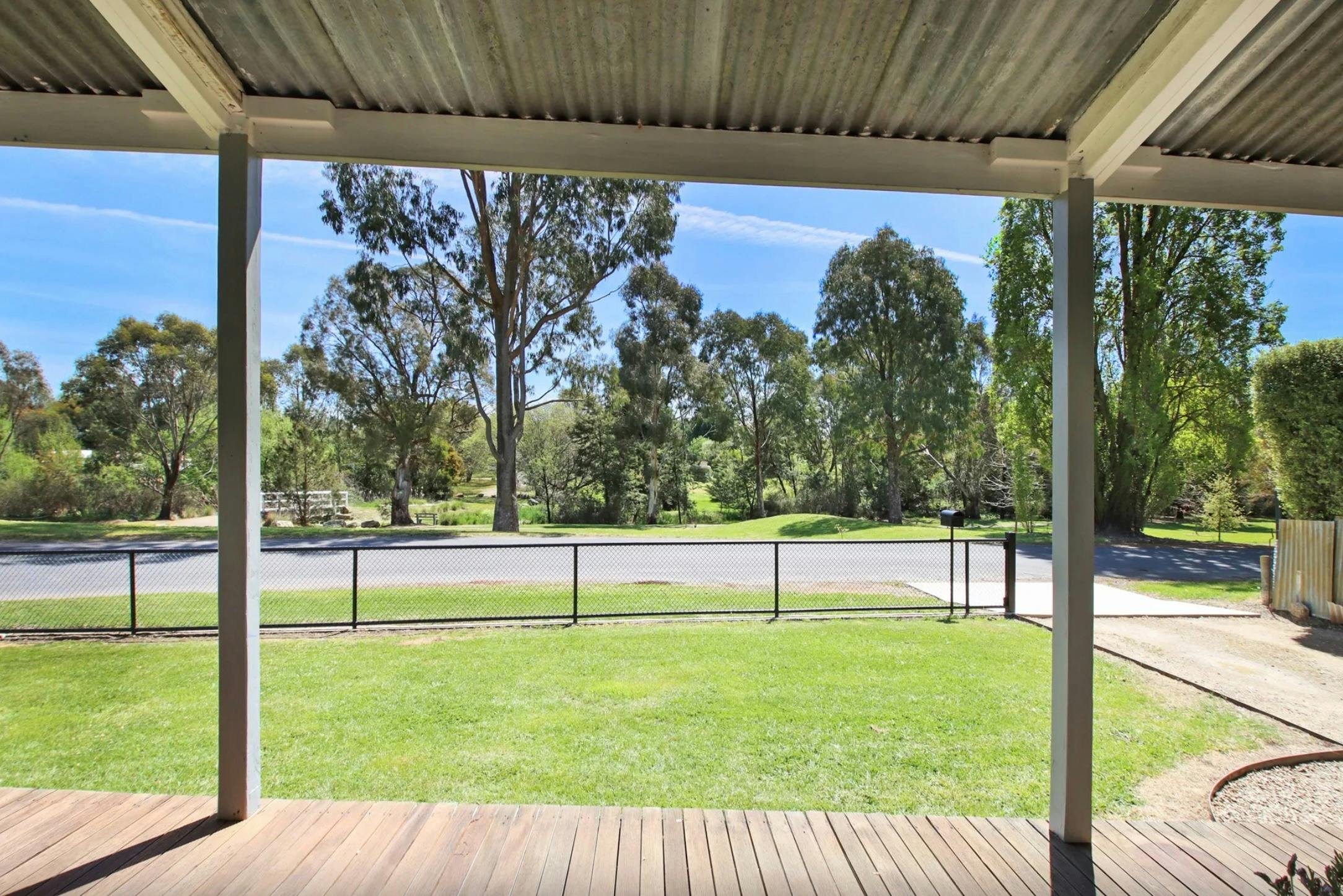 View from front verandah