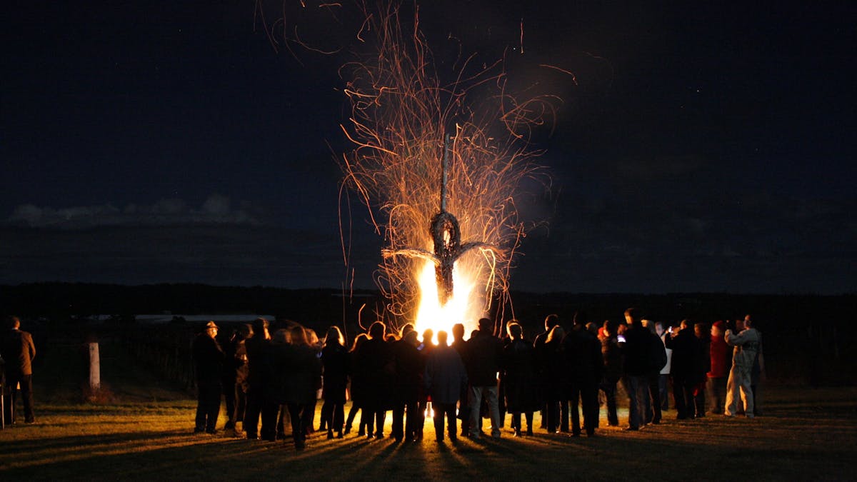 Winter Solstice Burning of the Wickerman