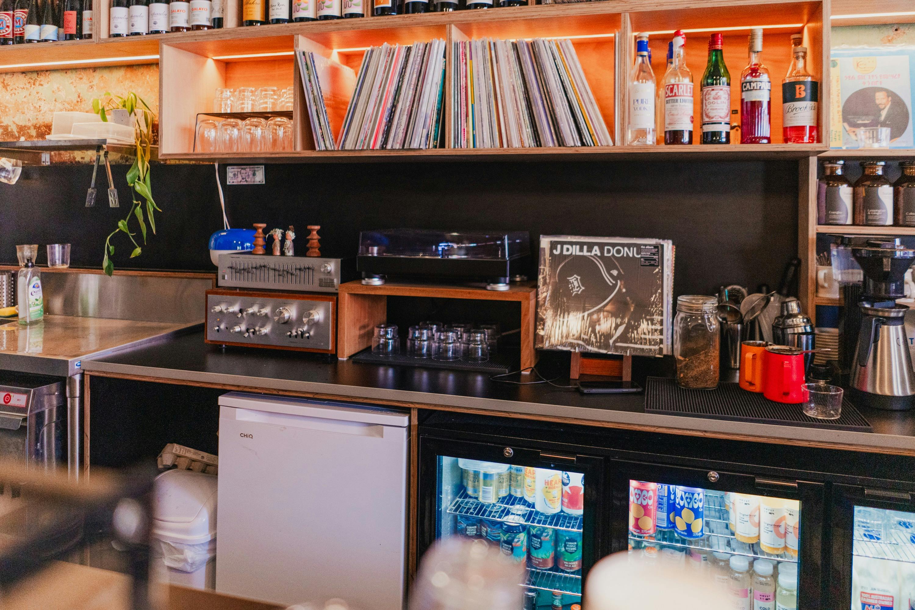Records on display