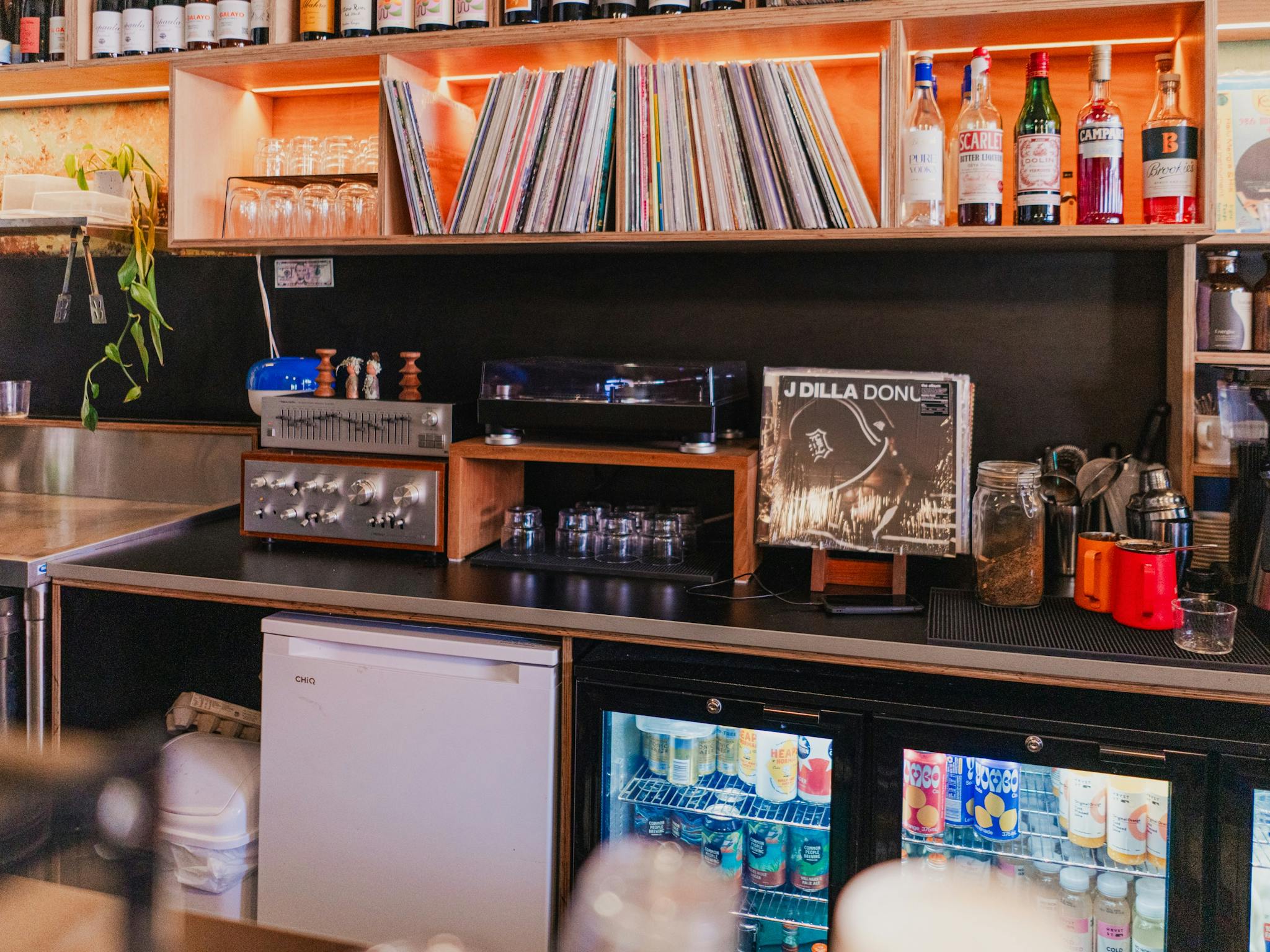 Records on display