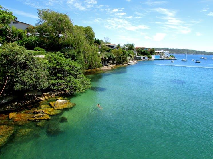Some of Sydneys best hidden beaches are on the harbour side