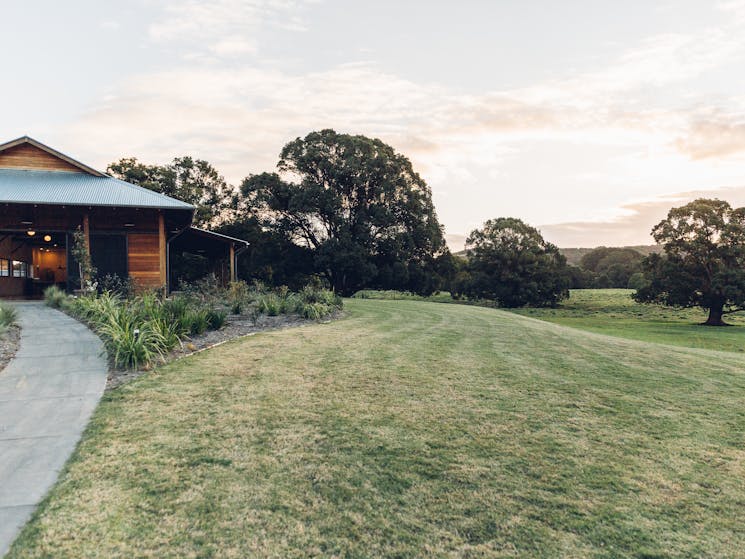 Architecturally-designed barn with stunning pastoral views