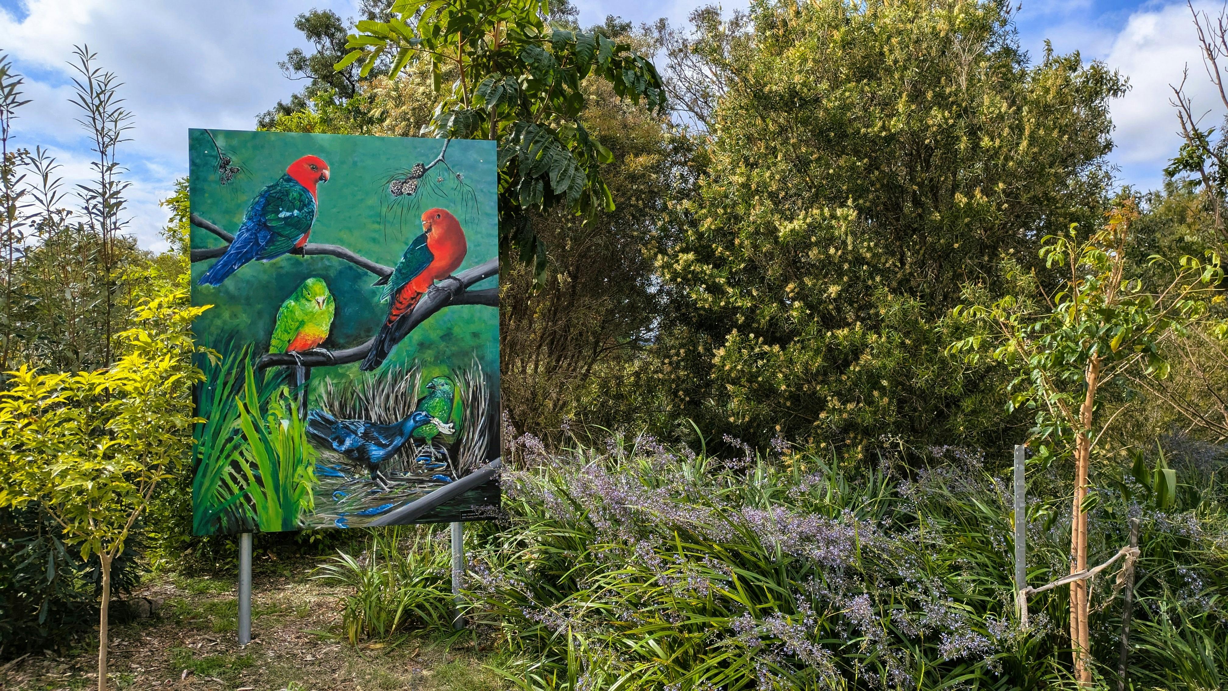 Gresford Arboretum Mural by Christine Pike