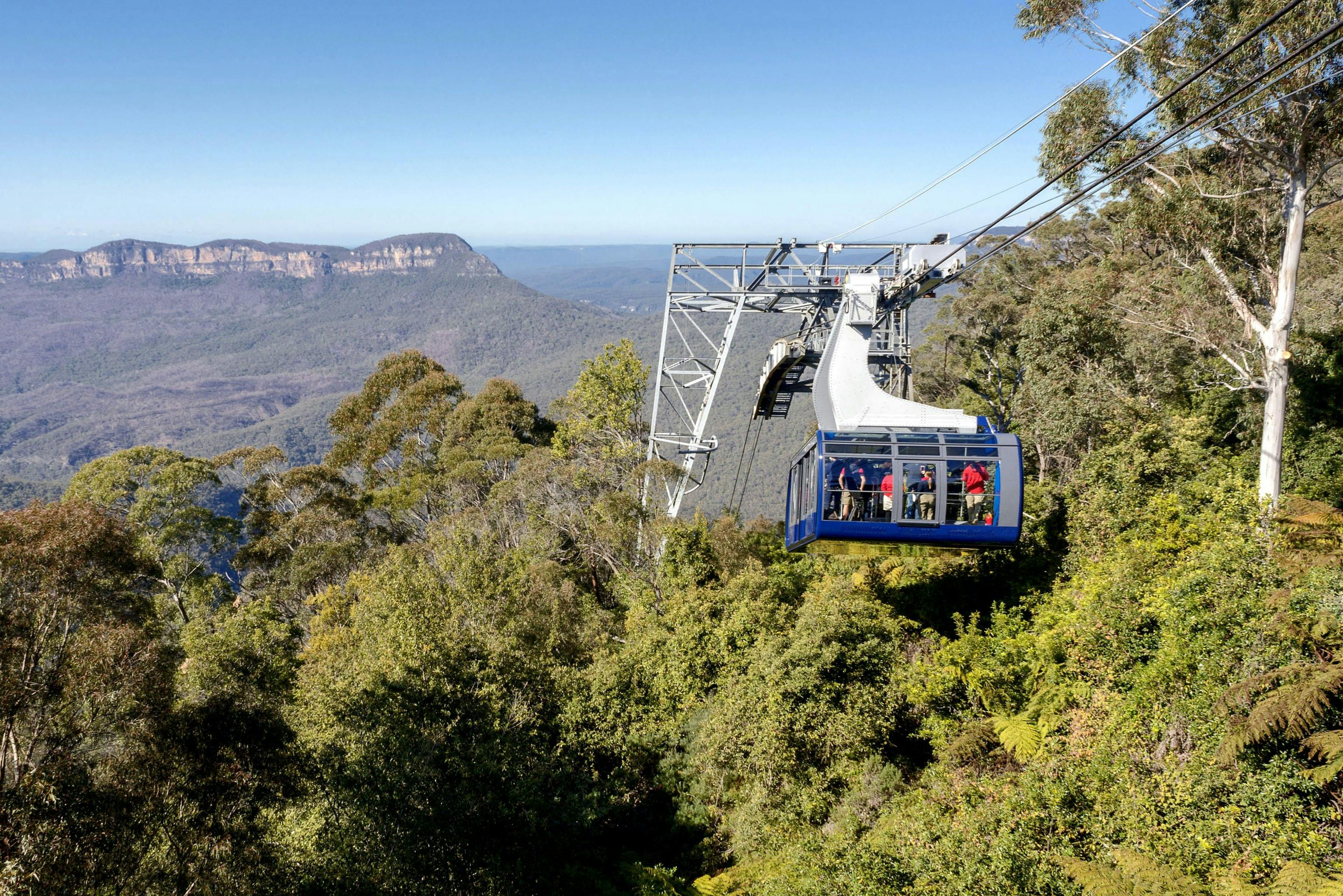 Enjoy thrilling rides at Scenic World