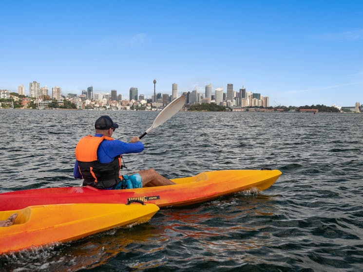 Kayak iconic Sydney Harbour