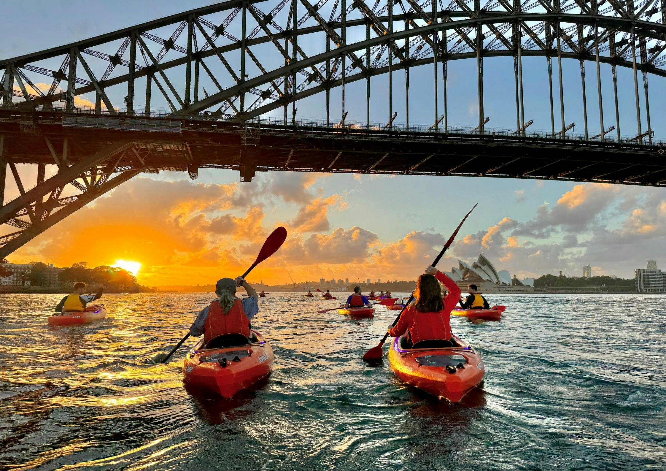 Sunrise Paddle in Sydney Harbour
