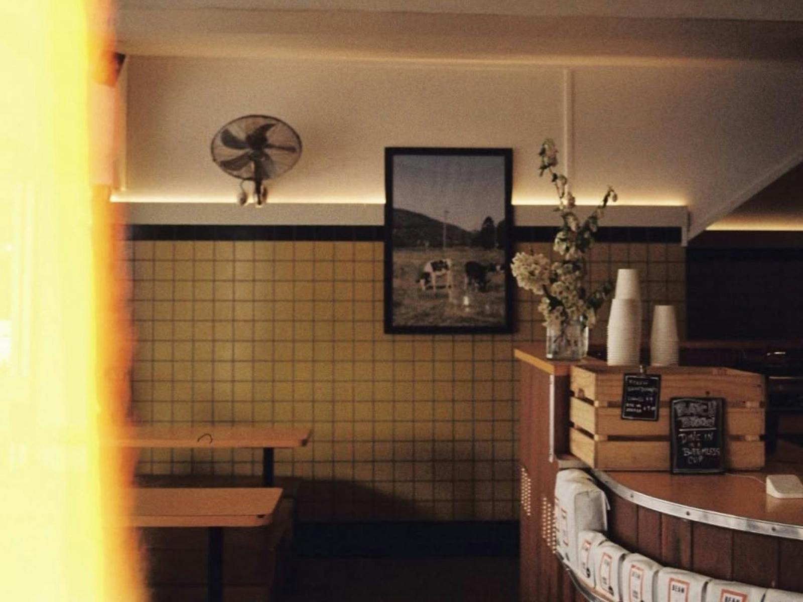 Inside Murwillumbah Cafe, Keith