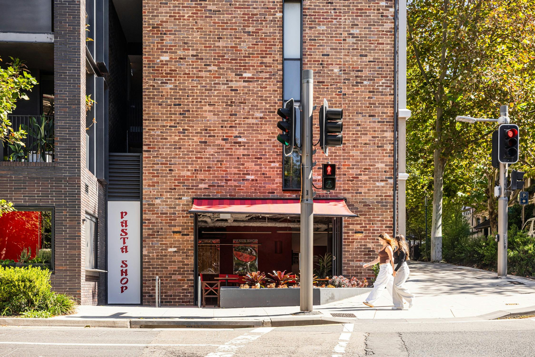 Street facade of Pasta Shop