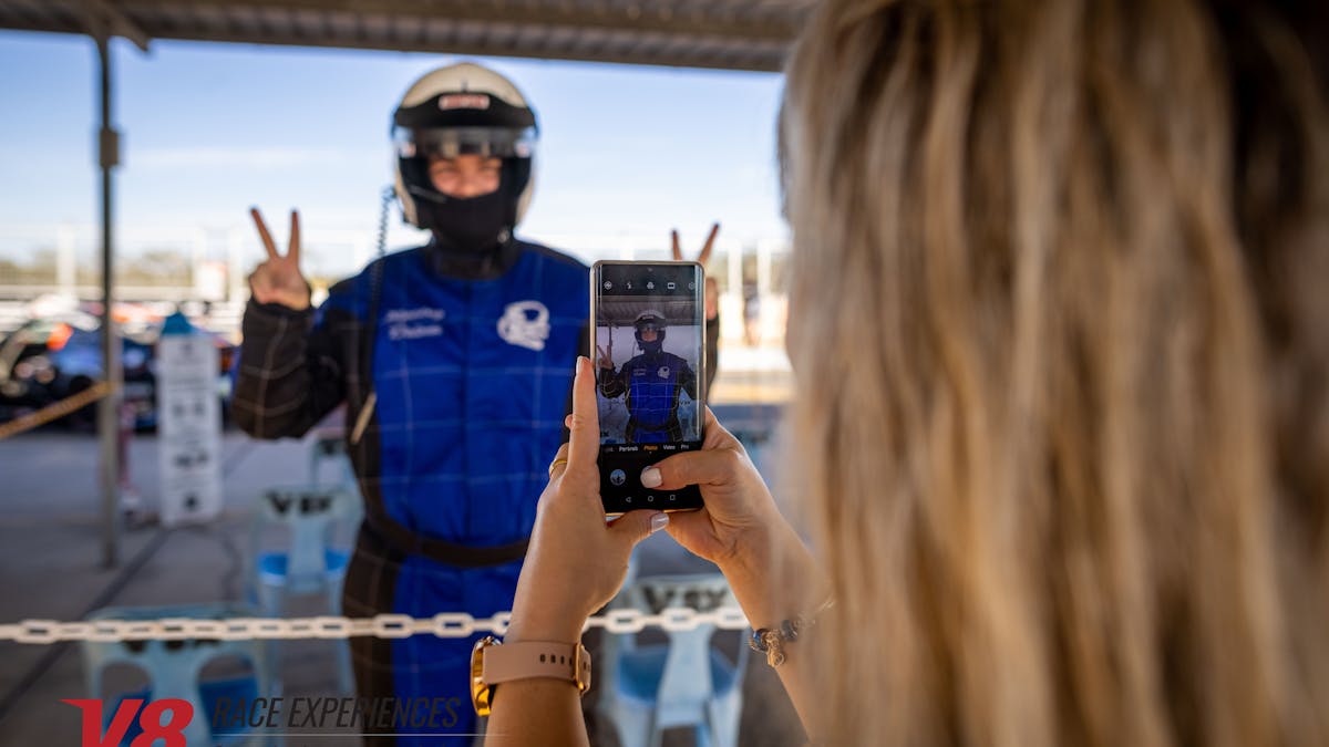 Man having his photo taken