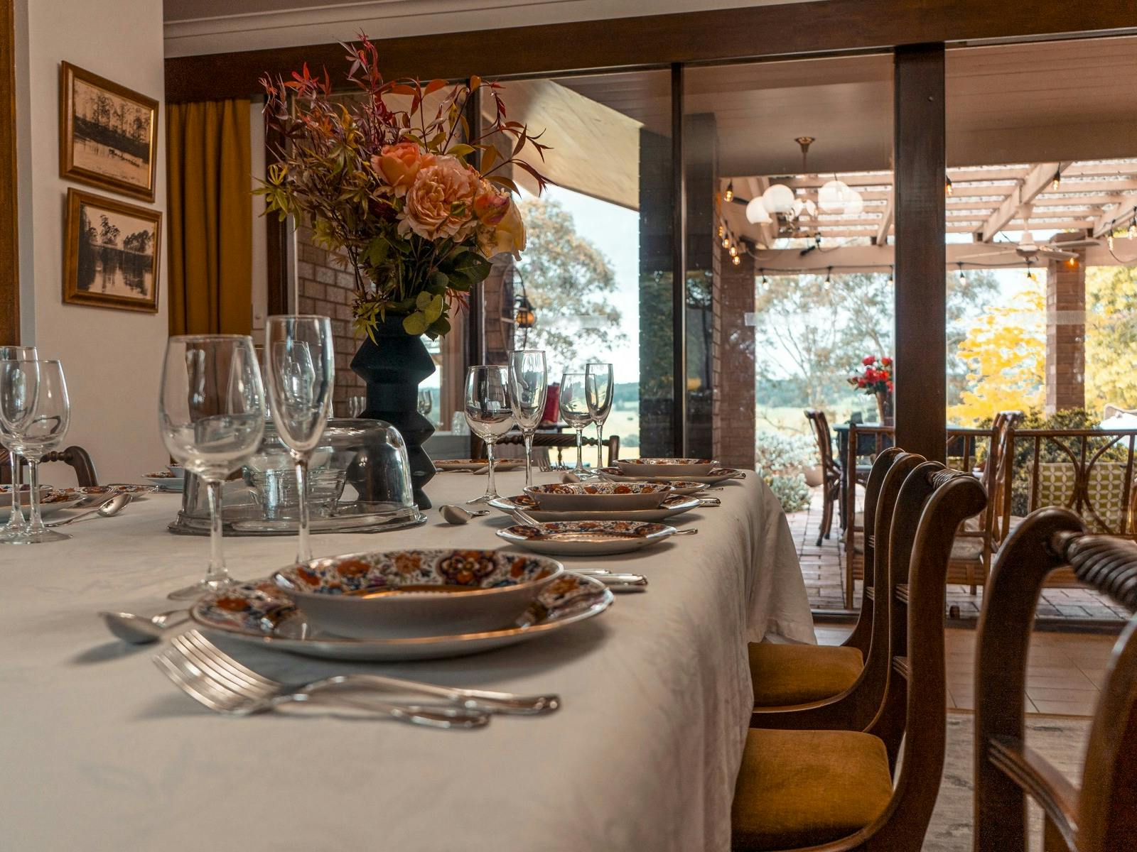 Dining Table view to outside