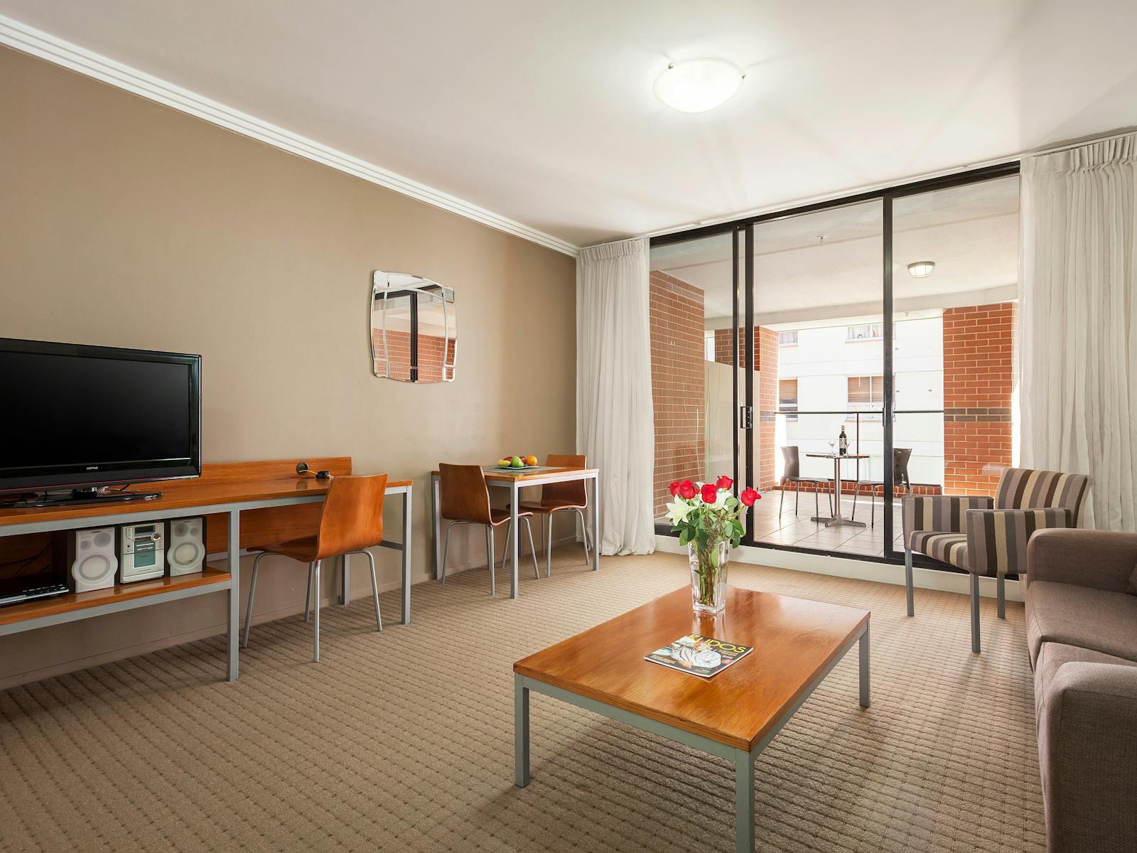 Living and dining area