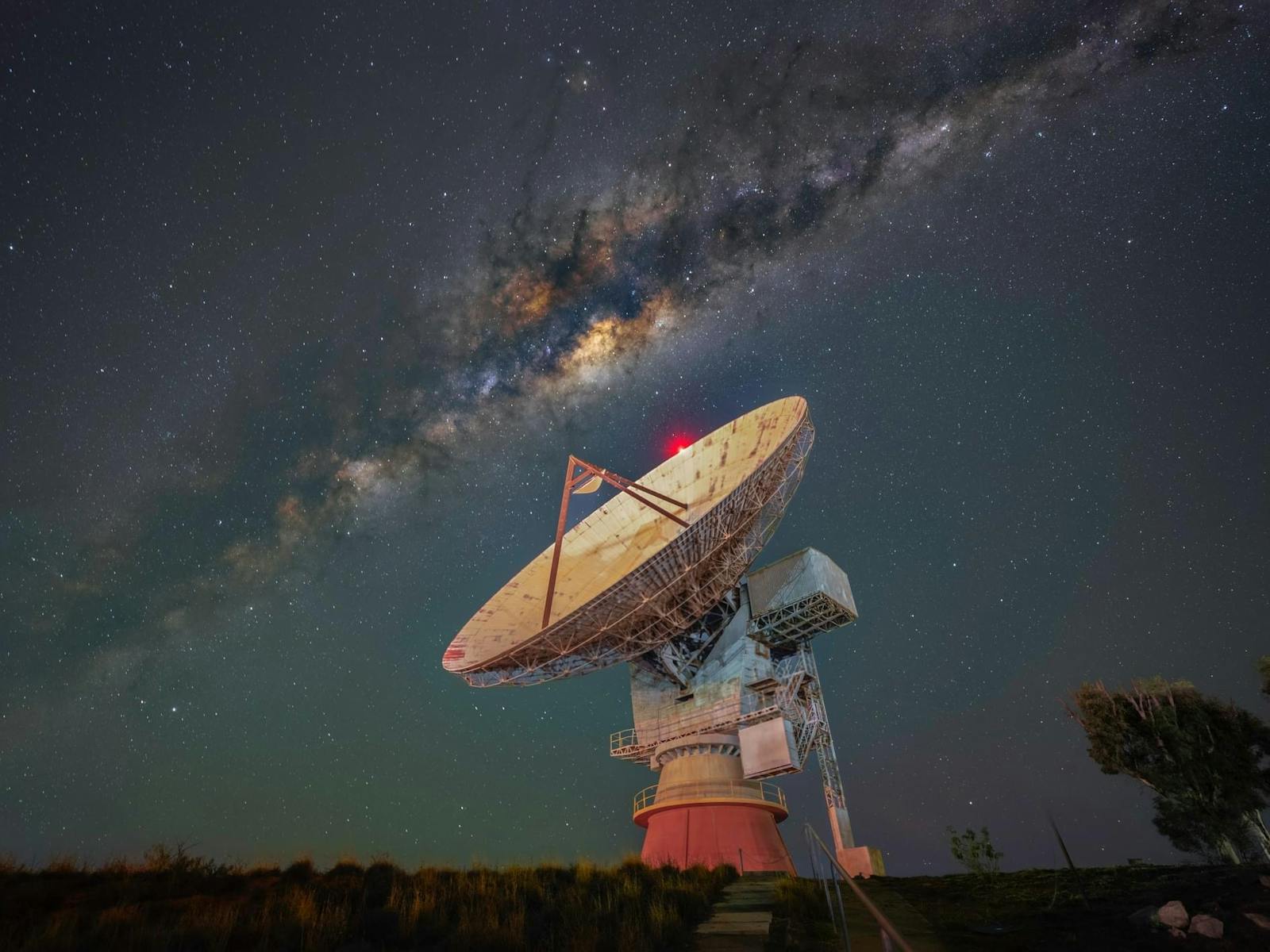OTC dish with Milky Way