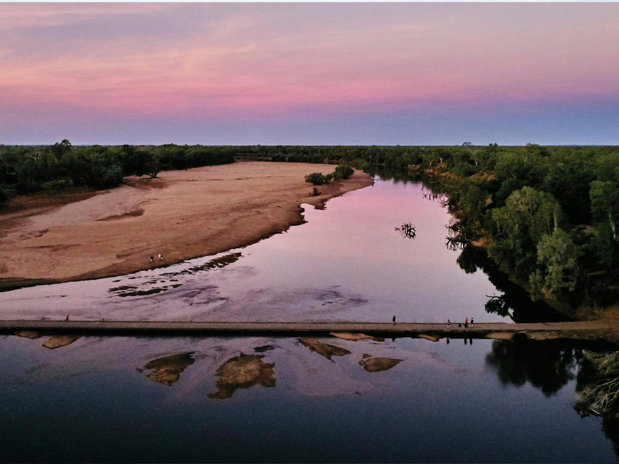 The Fitzroy River, Fitzroy Crossing