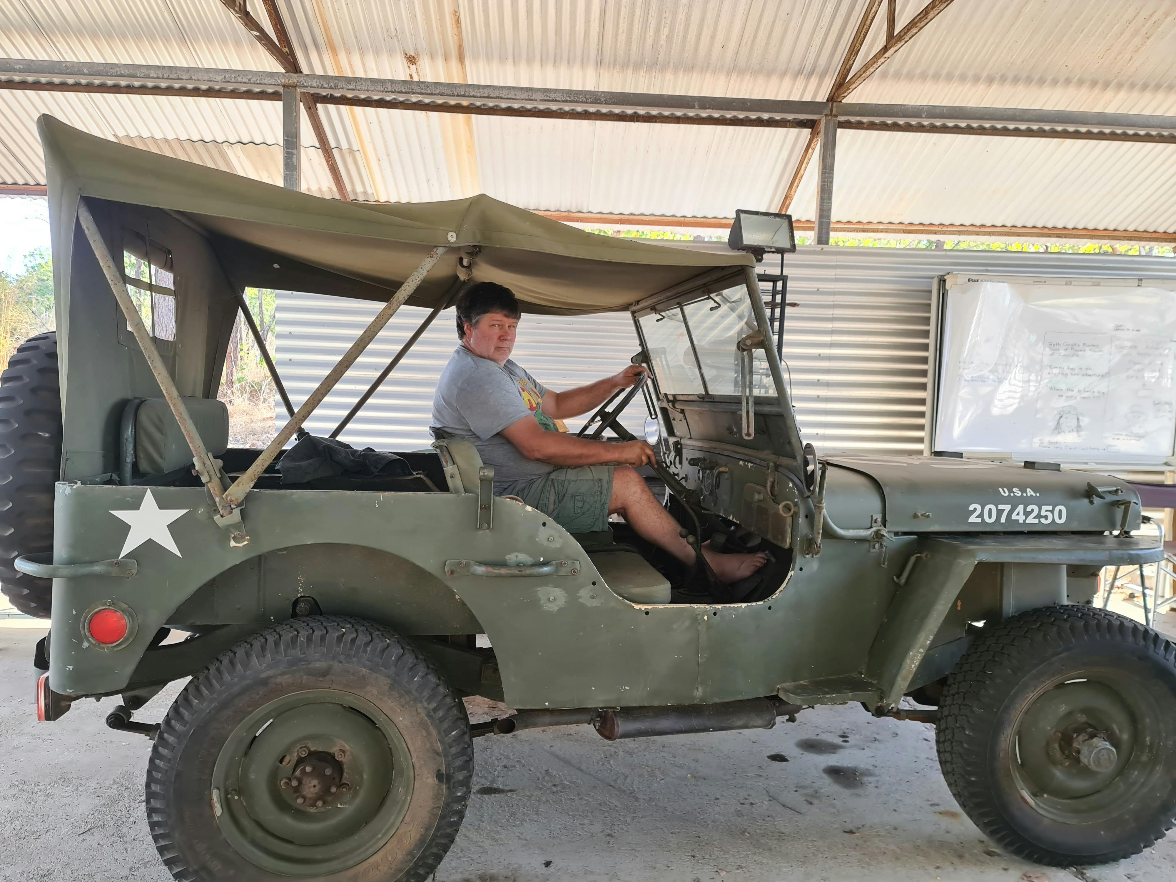 Willis Jeep with Guest