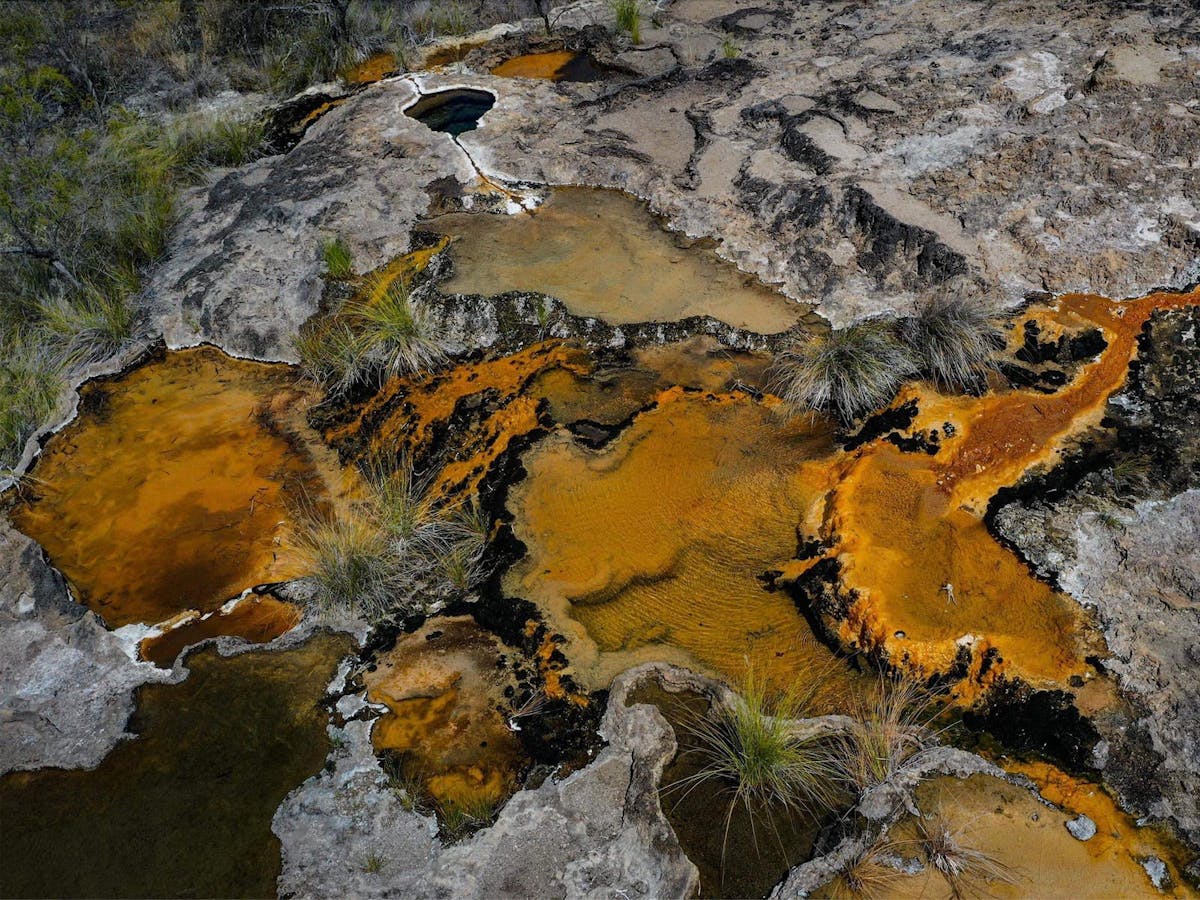 Talaroo Hot Springs aerial