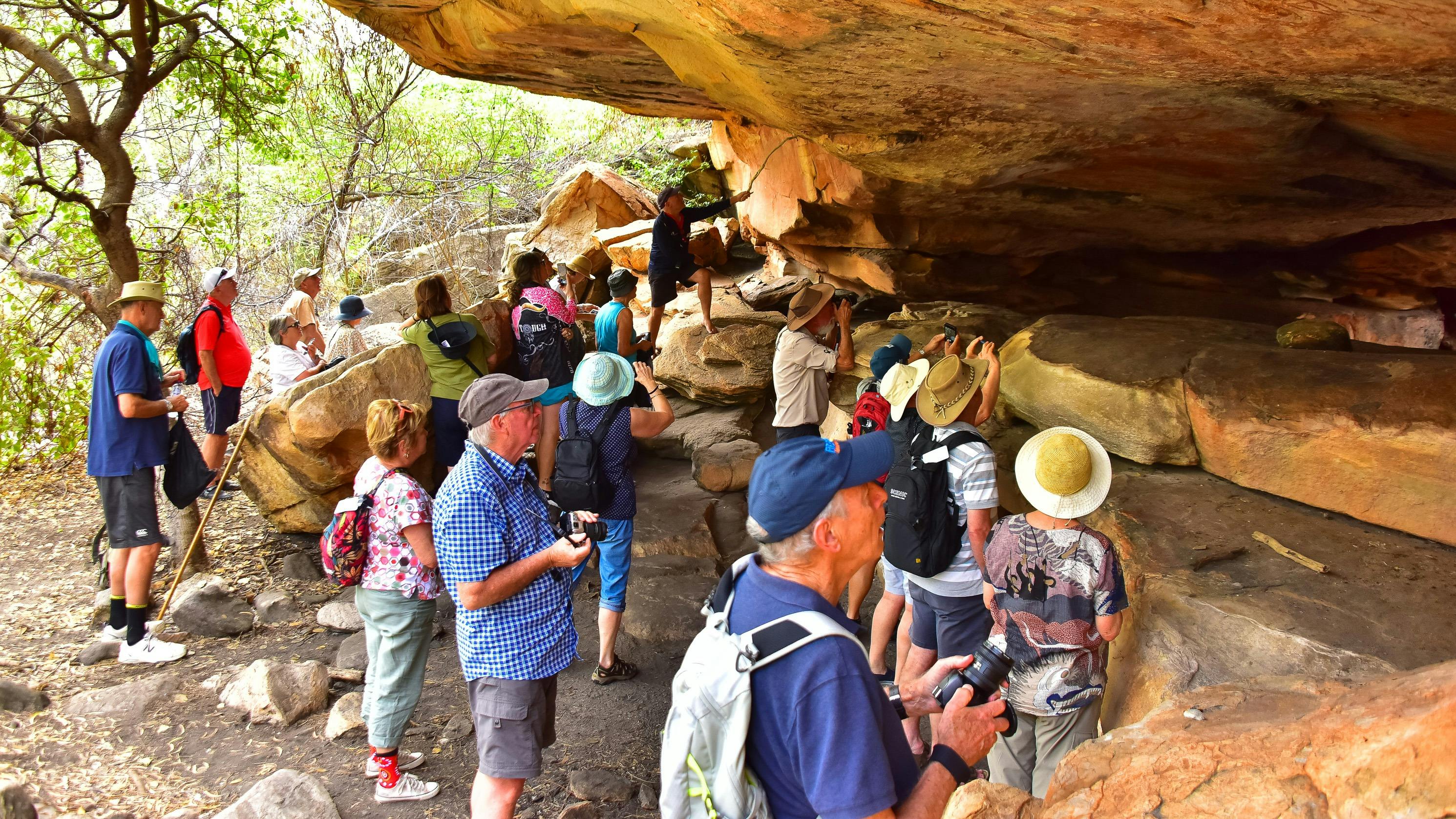 Coral Expeditions Kimberley Icons Rockart viewing
