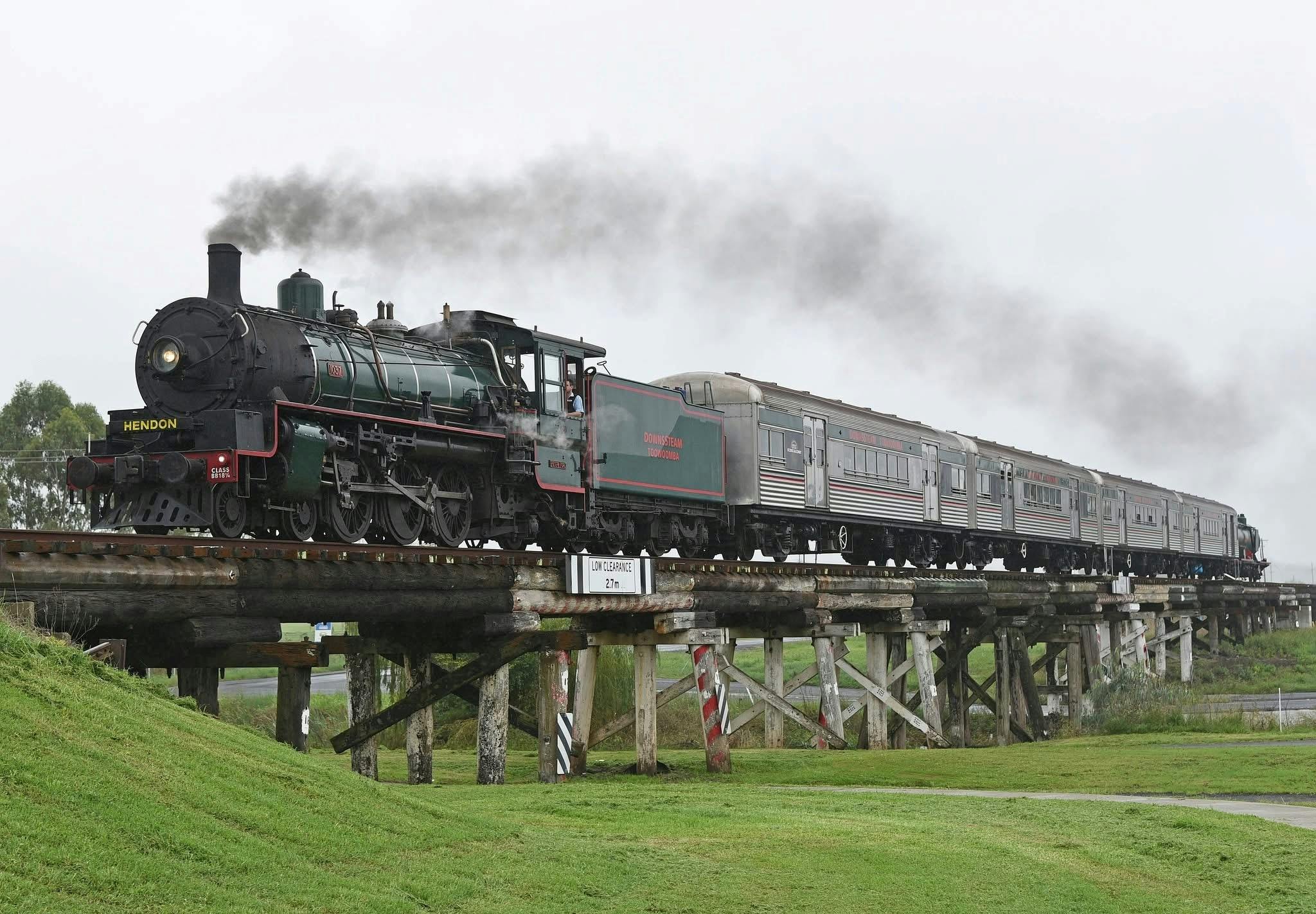 DownsSteam Toowoomba - Steam train