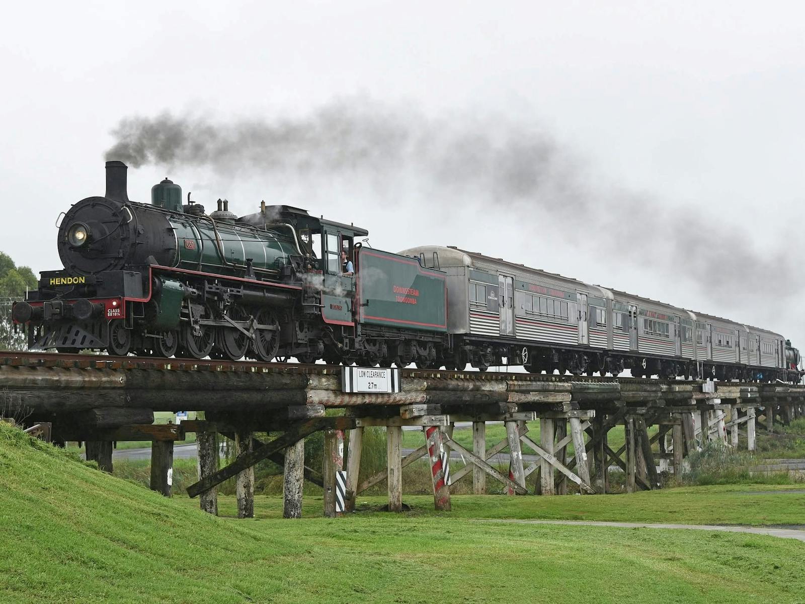DownsSteam Toowoomba - Steam train