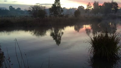 Sunset over Kiamma Creek