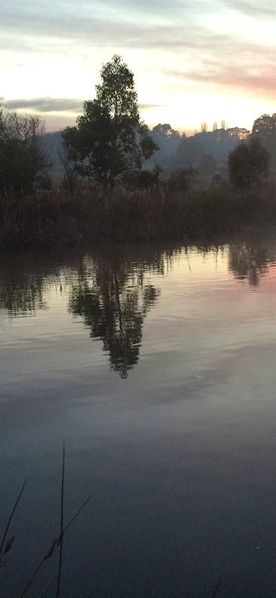 Sunset over Kiamma Creek