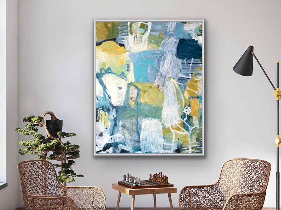 Abstract Painting by Gitte Backhausen