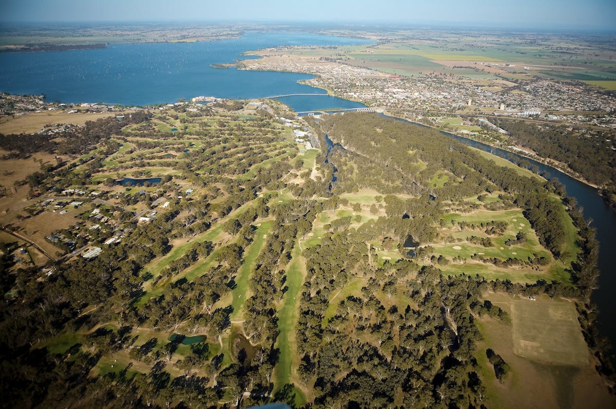 45-hole's from above