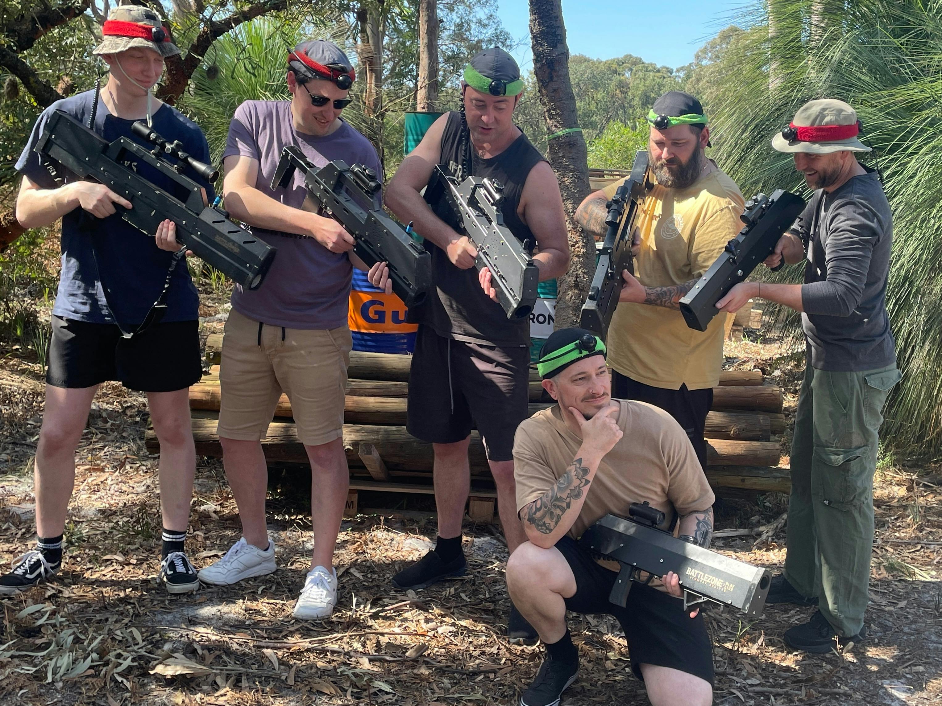 Laser Tag fun for Bucks Parties