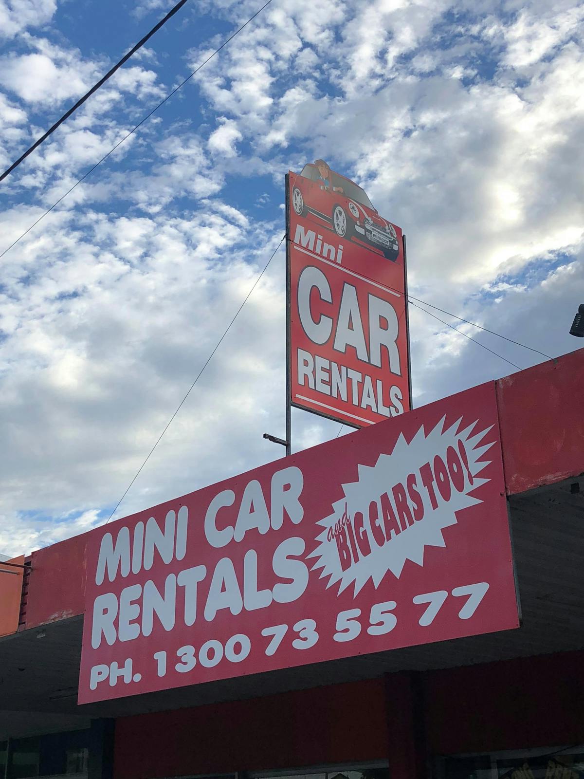 Shop Front - Mini Car Rentals Cairns