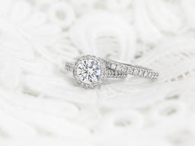 Engagement and Wedding Ring Set