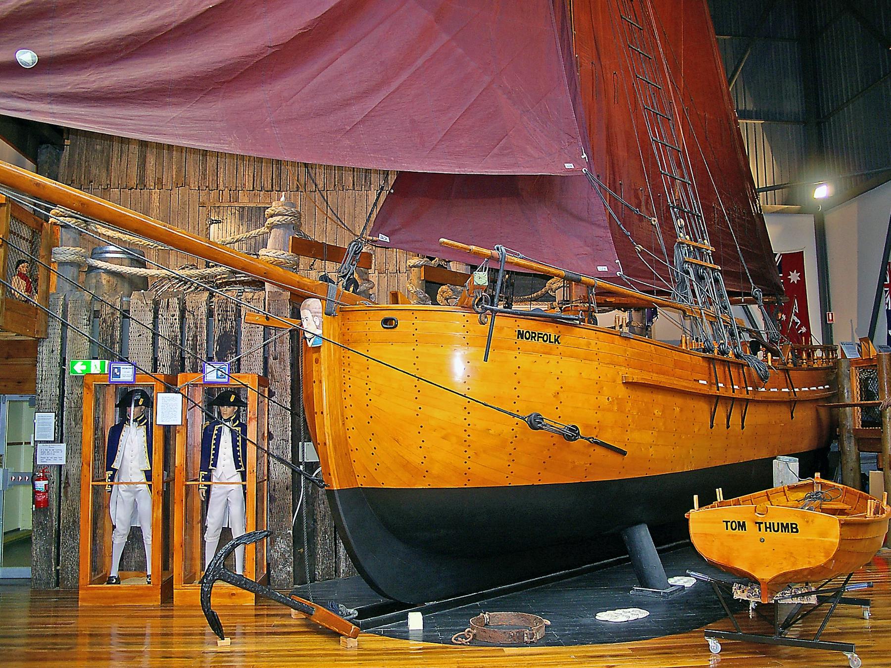 In 1798, George Bass and Matthew Flinders sailed the sloop Norfolk from Sydney to solve a riddle ?