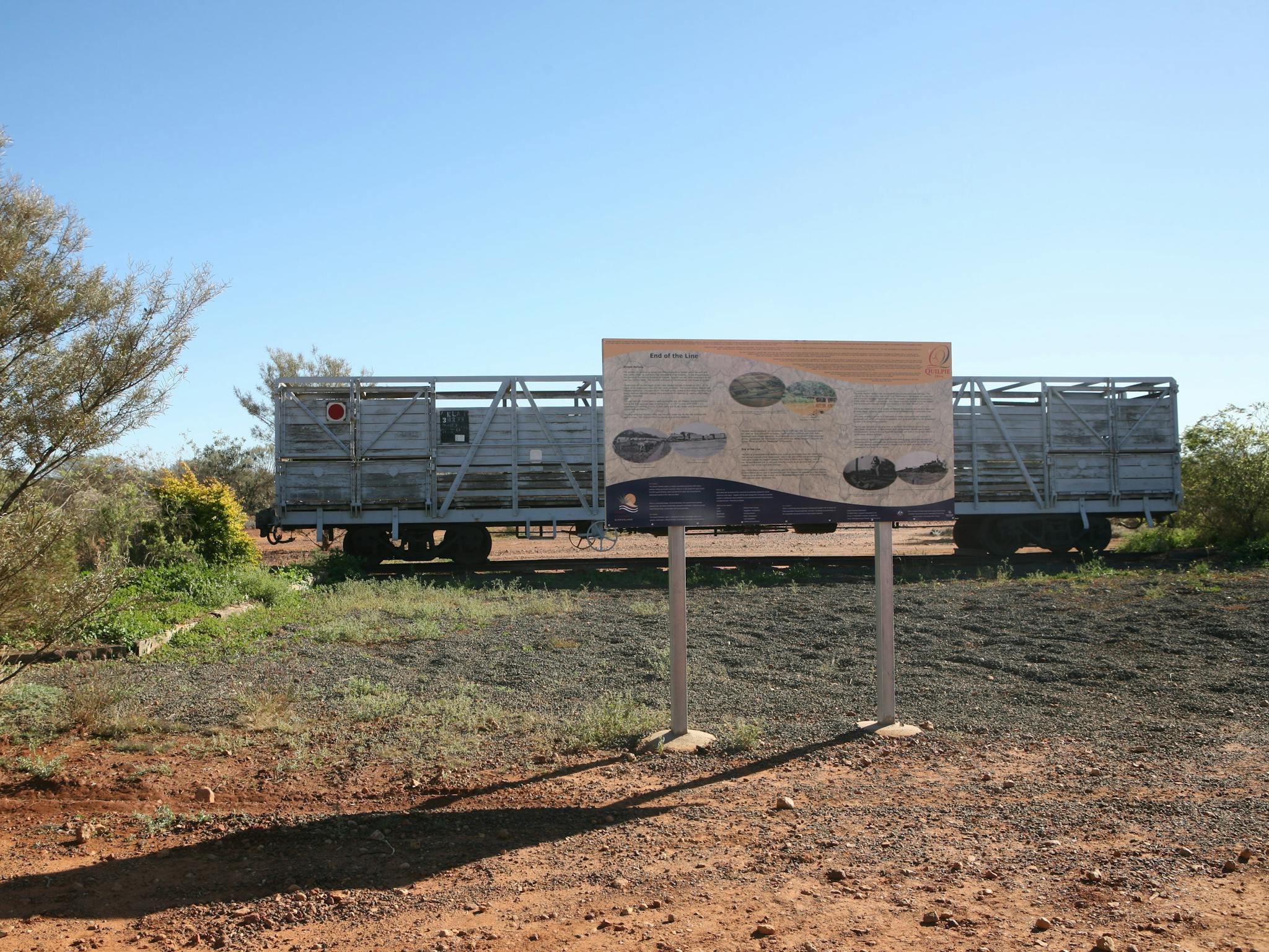 'End of the Line' cattle wagon
