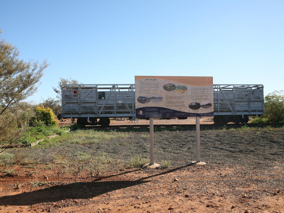 'End of the Line' cattle wagon 'End of the Line' cattle wagon