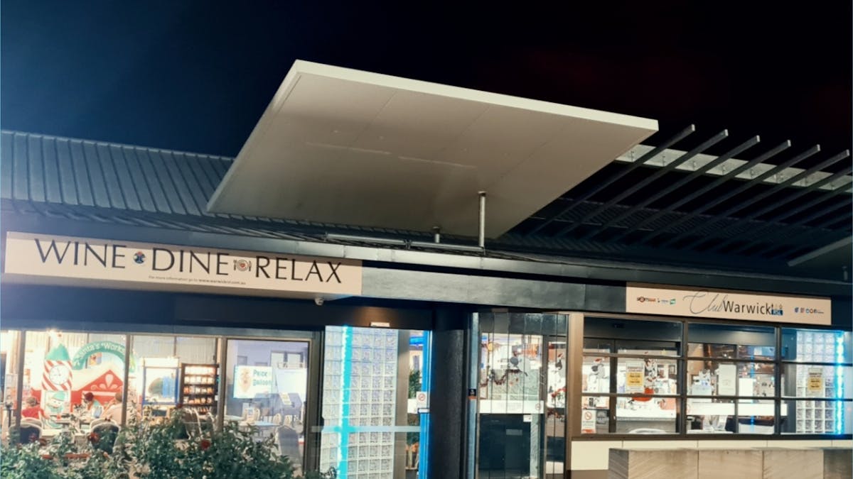 Front of Club