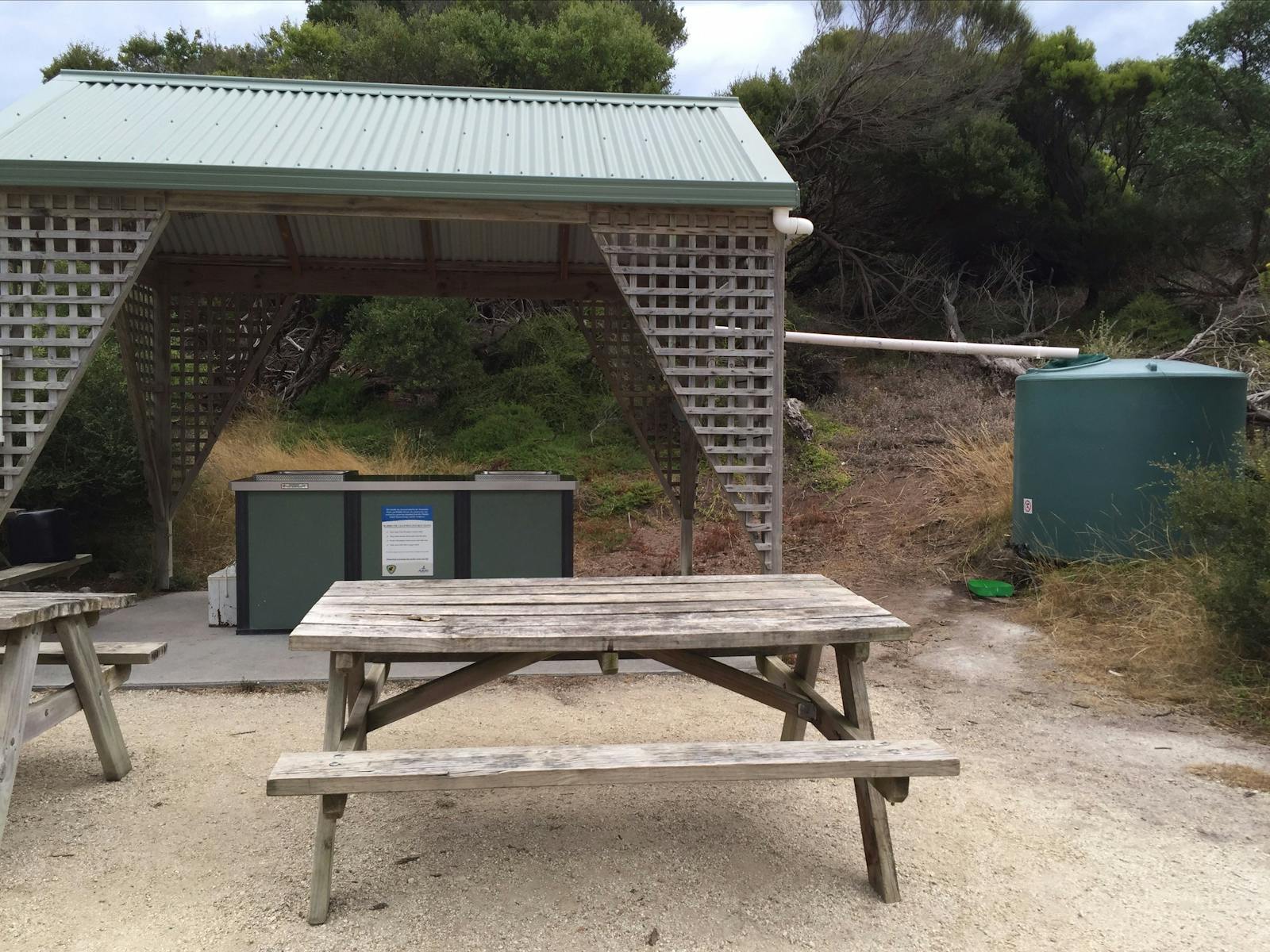 free gas barbecue at Allport Beach  Flinders Island Tasmania