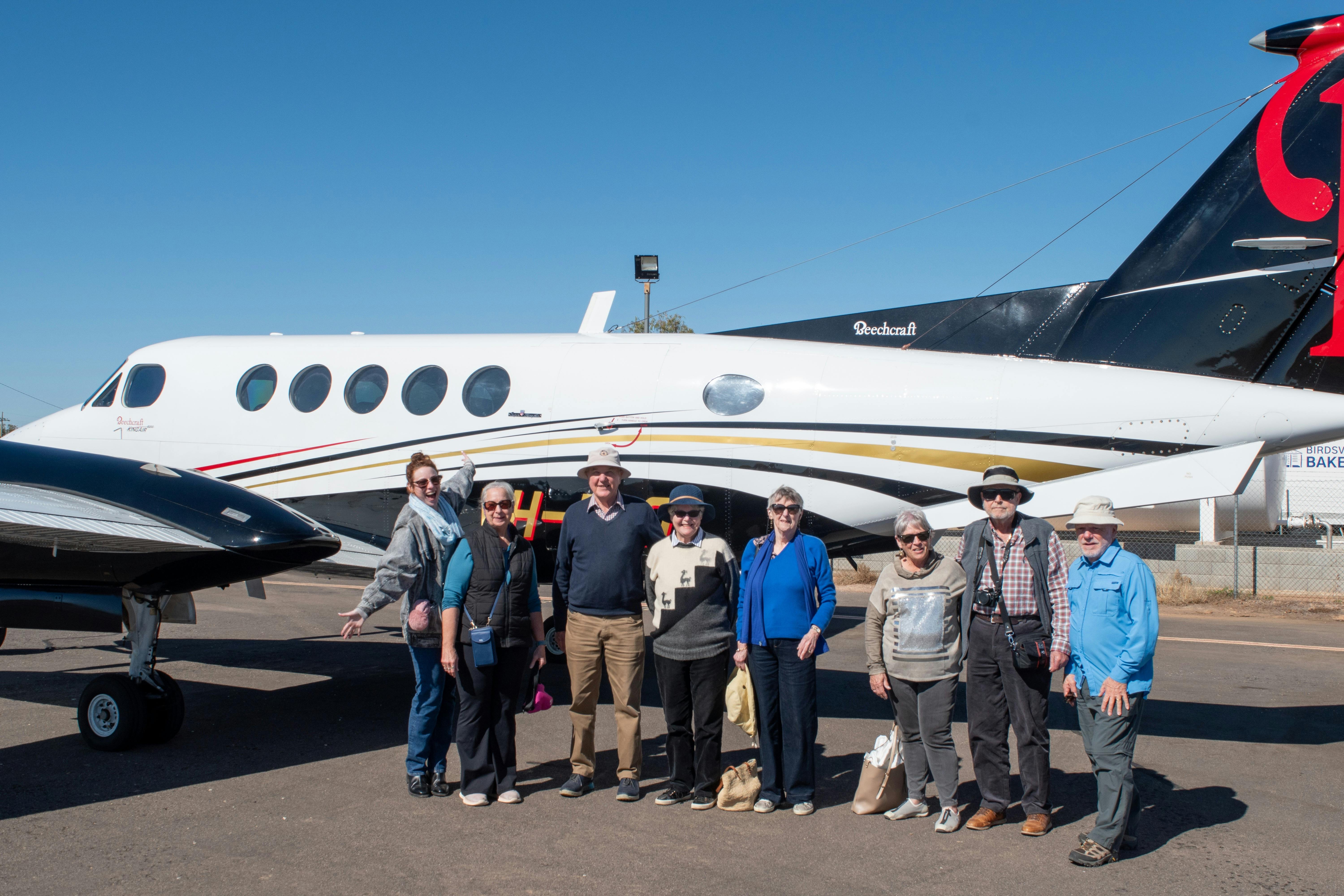 King Air with our guests.