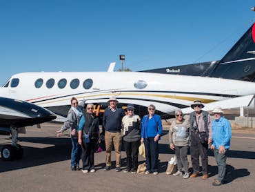 King Air with our guests.