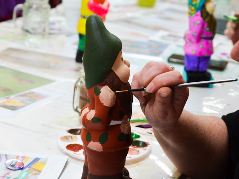 Gnomes painting
