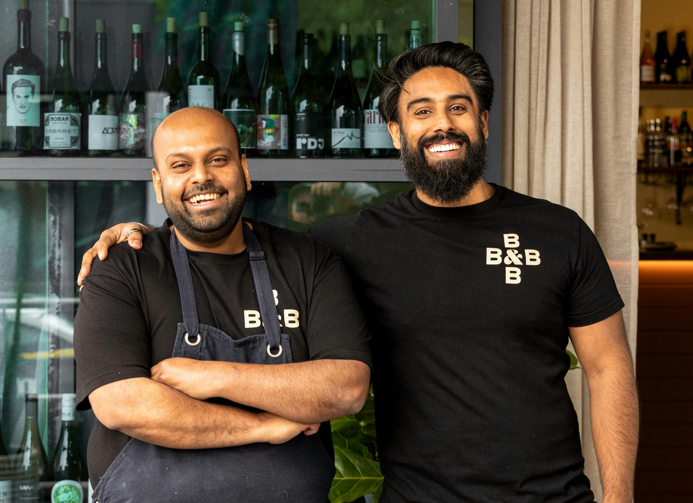 Bazaar & Bar, Brookvale - Chef Adwait (L) and Owner Kabir (R)